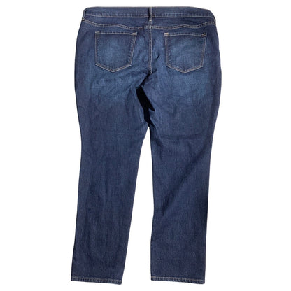 Old Navy Mid-Rise Jeans Women’s Size 18 Short – Dark Wash, Stretch, Classic