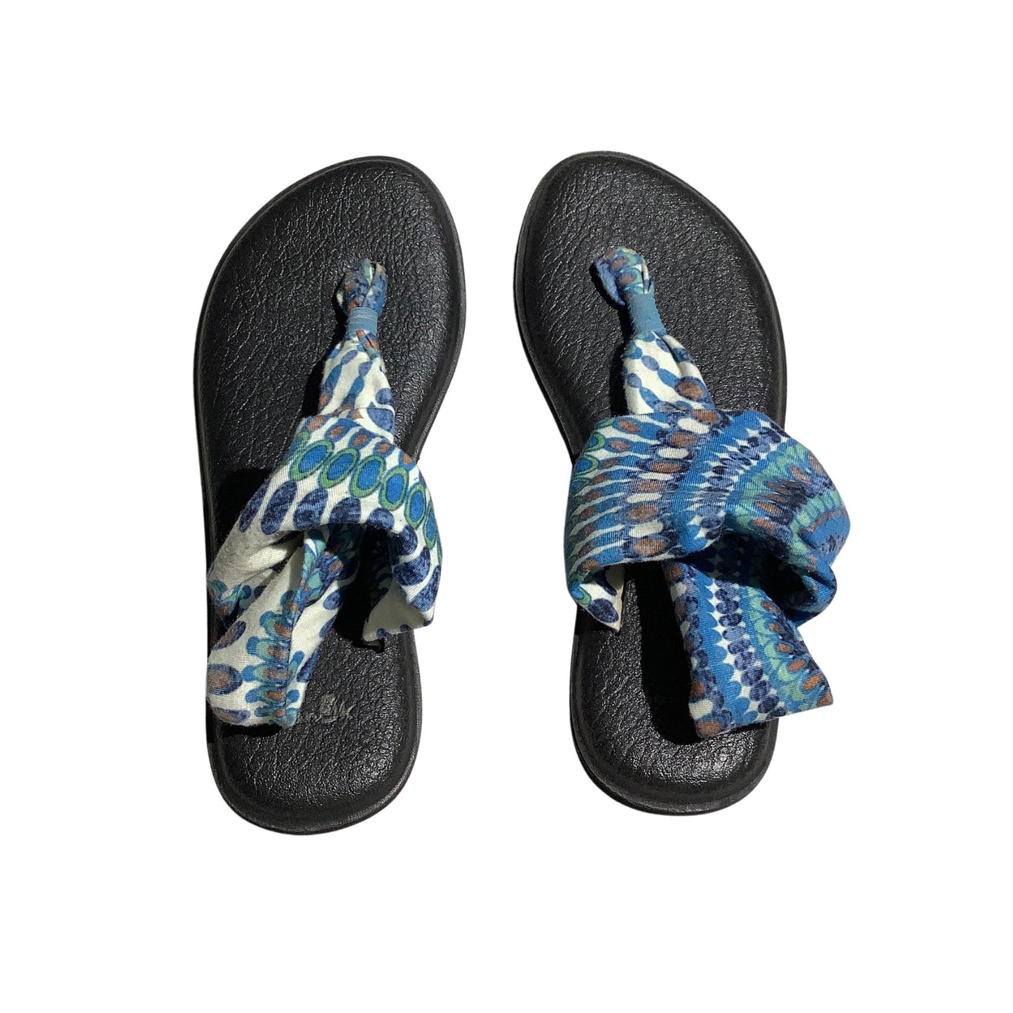 Sanuk Yoga Sling 2 Printed Sandals Women’s Size 8 — Boho, Comfort, Casual