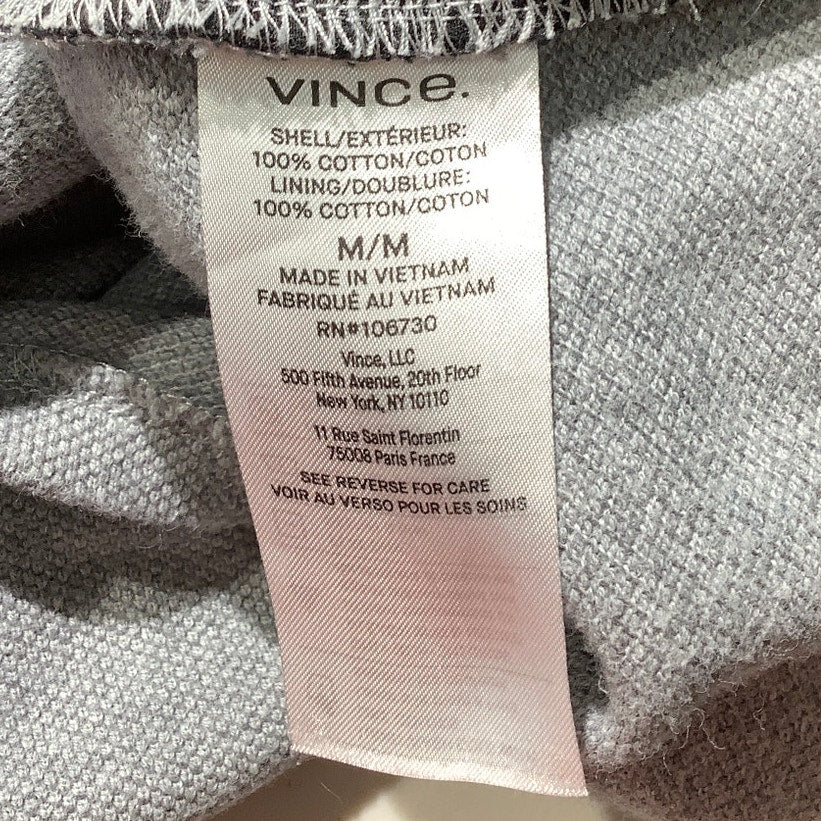 Vince. Button-Up Hoodie Men’s Size M – Casual, Heavyweight, Hooded