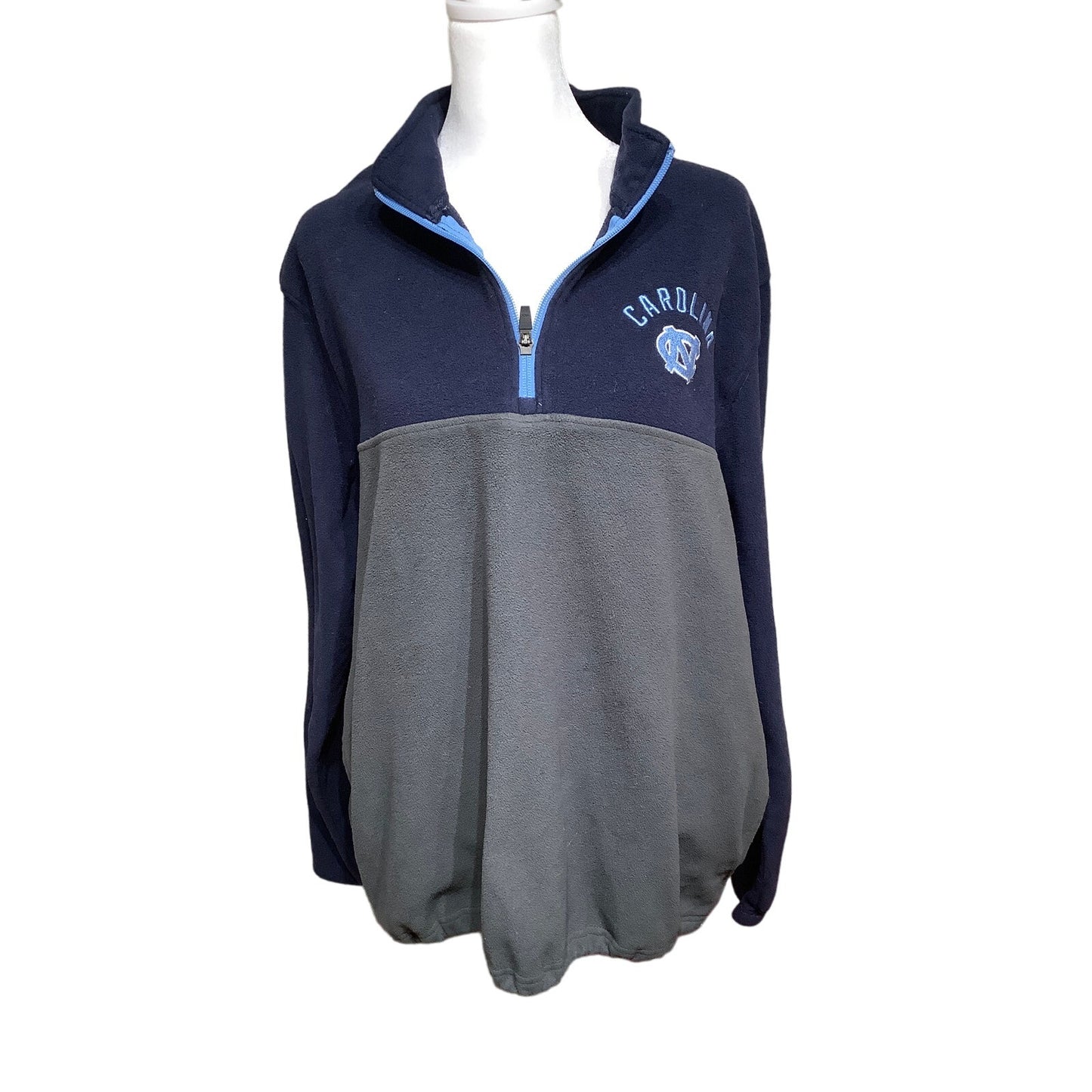 Knights Apparel Carolina UNC Blue Gray Fleece Sweatshirt L Athletic Collegiate