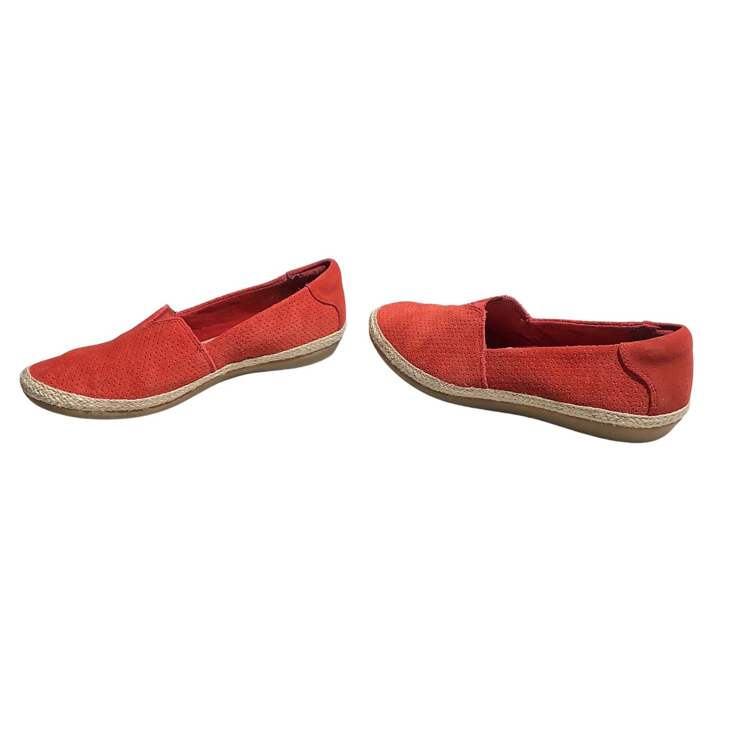 Clarks Suede Danelly Sky Slip-On Loafers Women 8M — Comfort, Casual, Espadrille