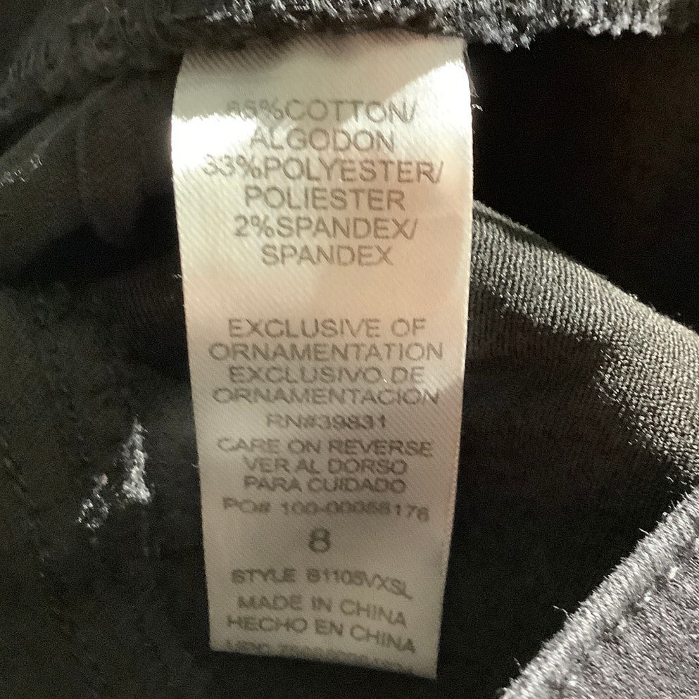Democracy Ab Solution Jeggings Women’s Size 8 – Black, Stretch, Skinny