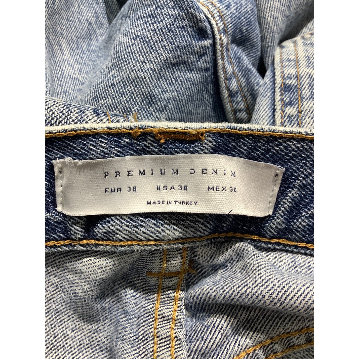 Zara Man Acid Wash Distressed Jeans Men 30 — Premium Denim, Streetwear, Raw Hem