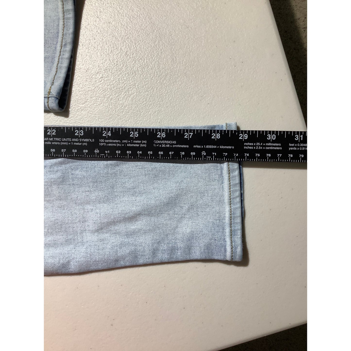PacSun Stacked Skinny Jeans Youth Size 26W 28L — Stretch, Casual, Trendy