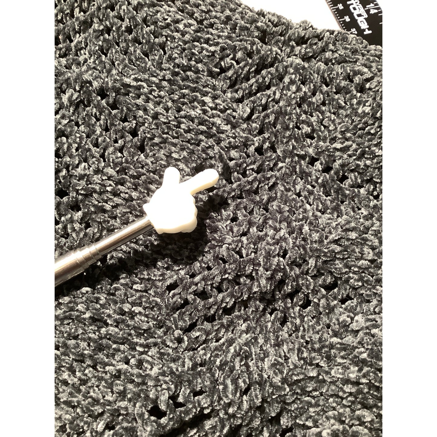 POL Dark Gray Oversized Knit Sweater Women’s Size S — Chunky, Casual, Cozy