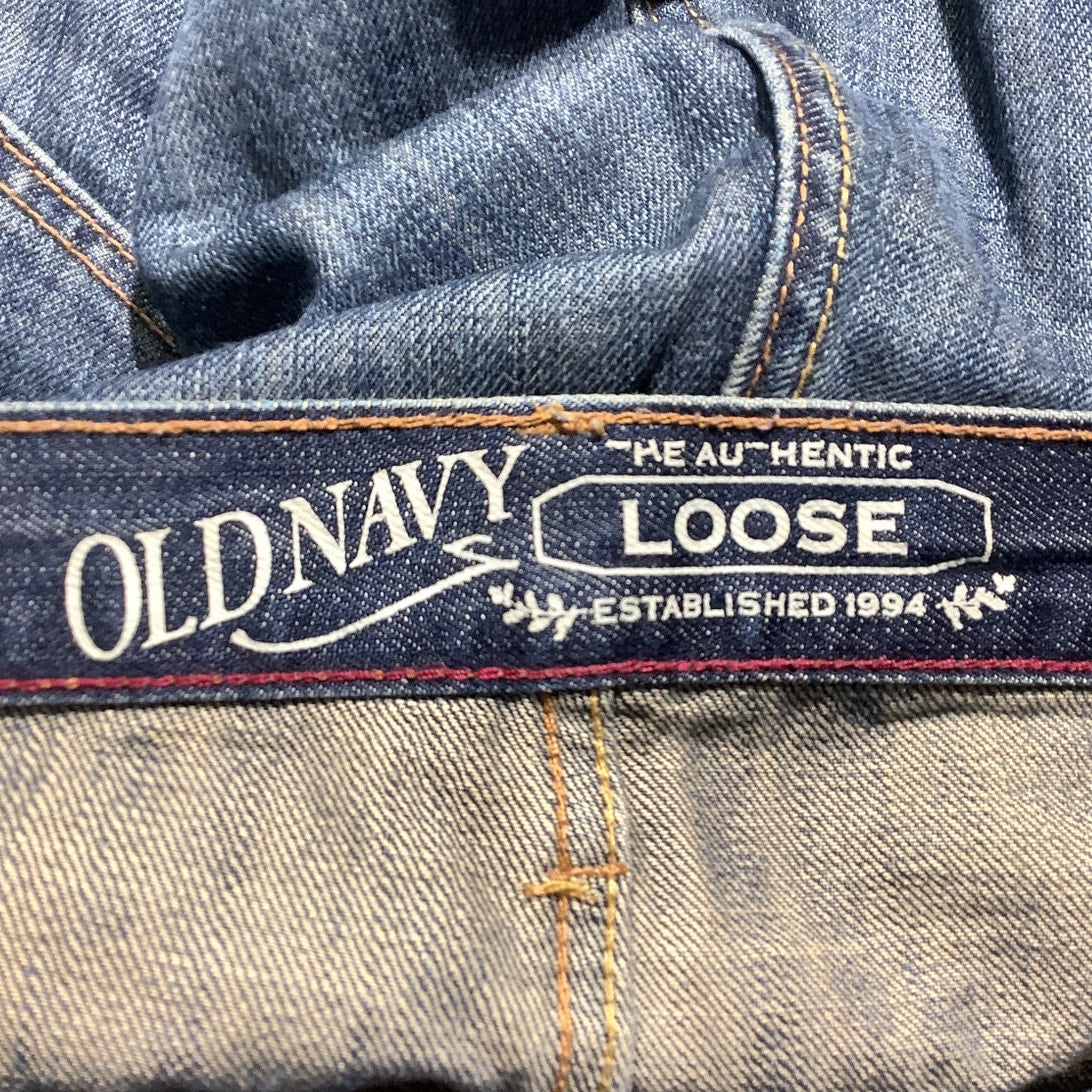 Old Navy Loose Wide Leg Jeans Men’s Size 48W 30L — Relaxed, Casual, Classic
