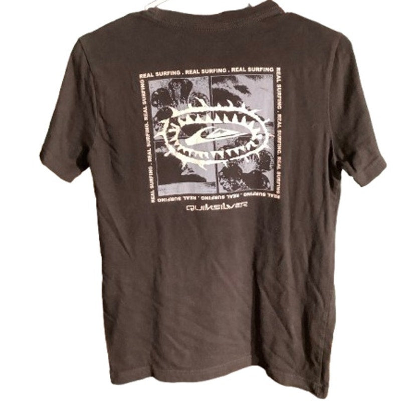 Quiksilver Surf Graphic T-Shirt Black Kids Large — Skate, Surf, Casual