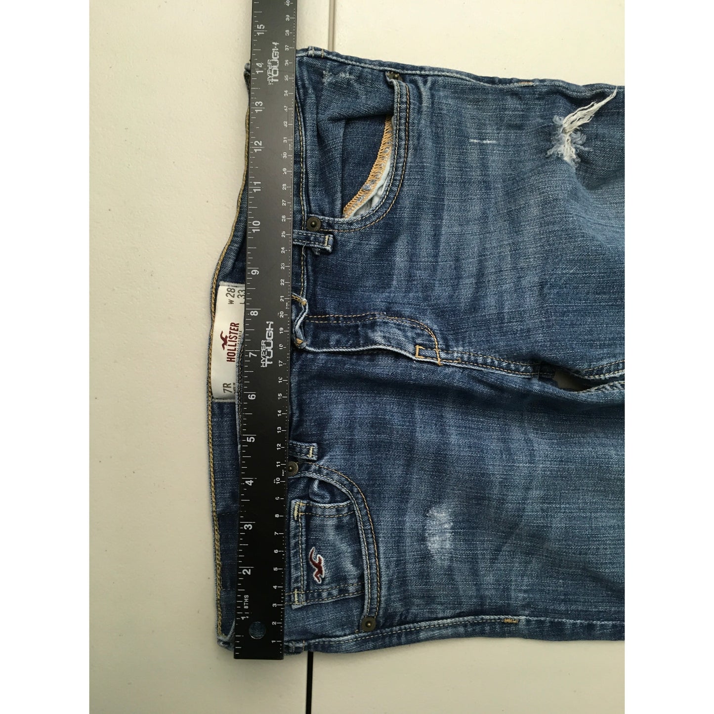 Hollister Stretch Bootcut Jeans Size 7R (28W 33L) - Y2K, Casual, Grunge