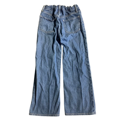 Old Navy Light Wash Wide Leg Jeans Kids Size 8 - Baggy, Vintage, Playful