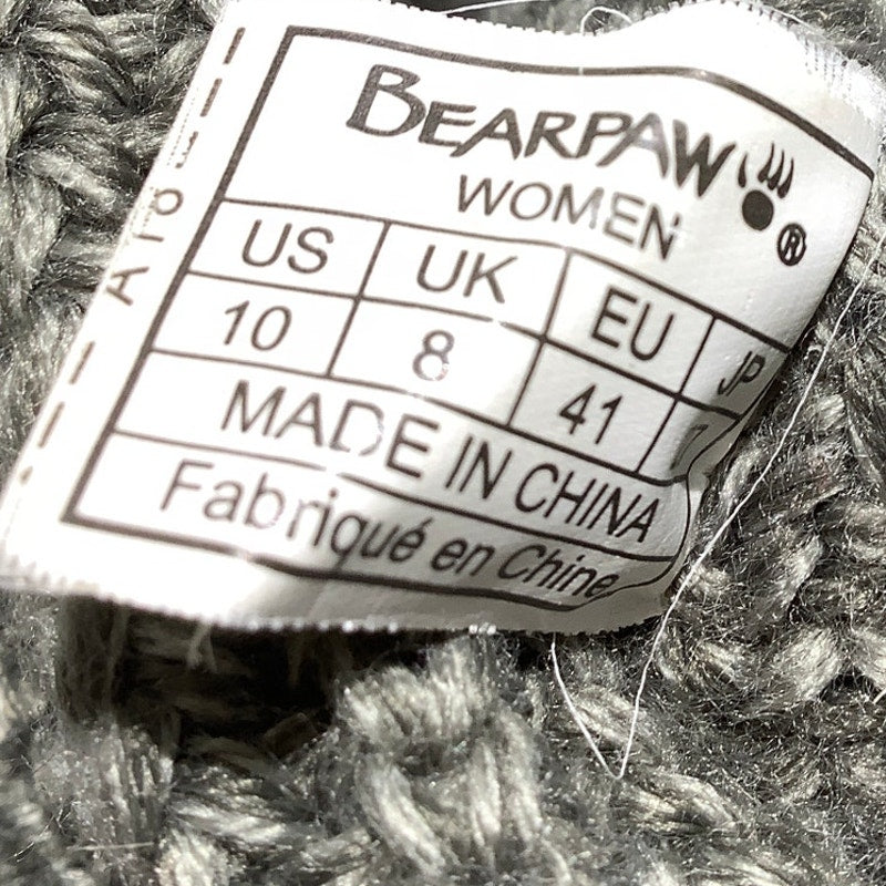 Bearpaw Knit Tall Boots Women’s Size 10 – Olive Green, Cozy, Foldable Shaft