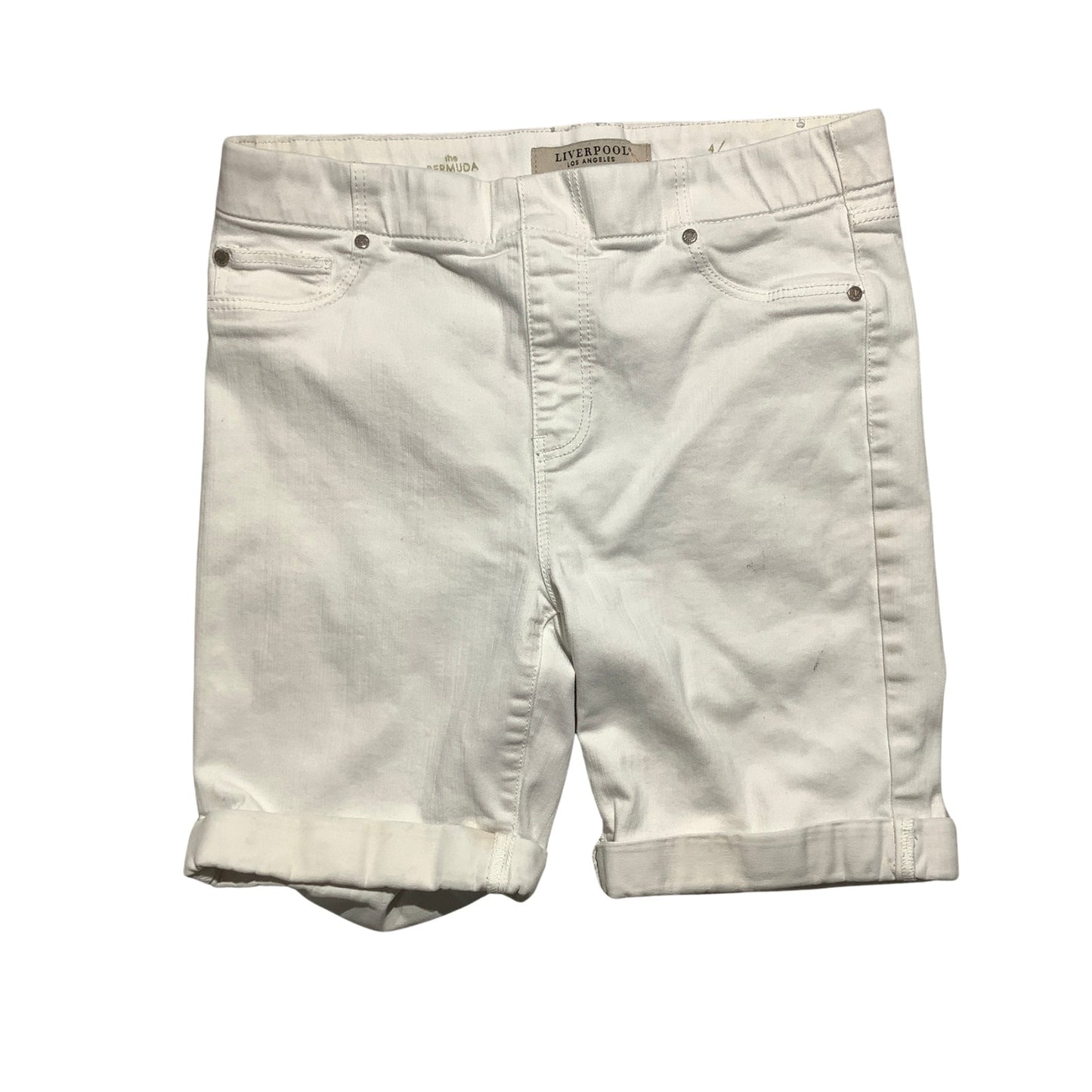 Liverpool White Bermuda Shorts Women’s Size 4 — Casual, Summer, Stretch