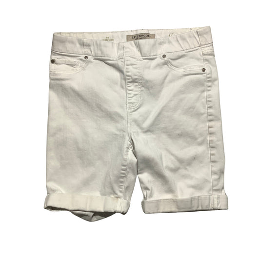 Liverpool White Bermuda Shorts Women’s Size 4 — Casual, Summer, Stretch