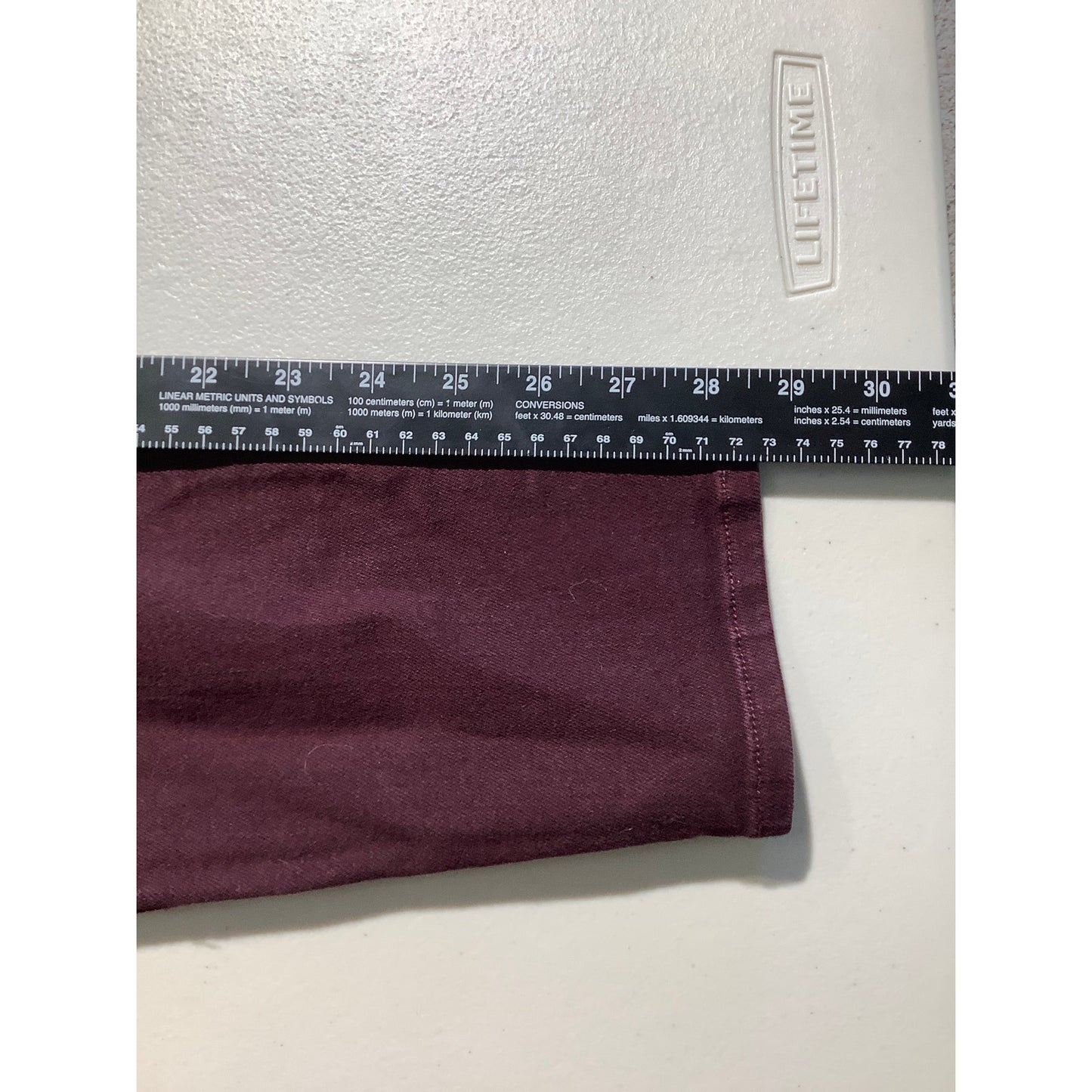 Abercrombie & Fitch Maroon Skinny Jeans Women’s 10 – Mid-Rise, Stretch, Casual