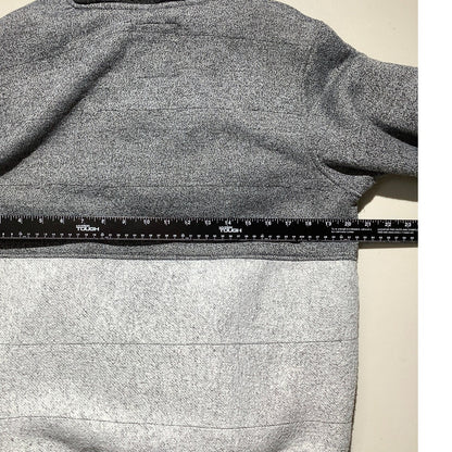 Rerun Full Zip Hoodie Jacket Youth Large Black Gray— Utility, Casual, Streetwear