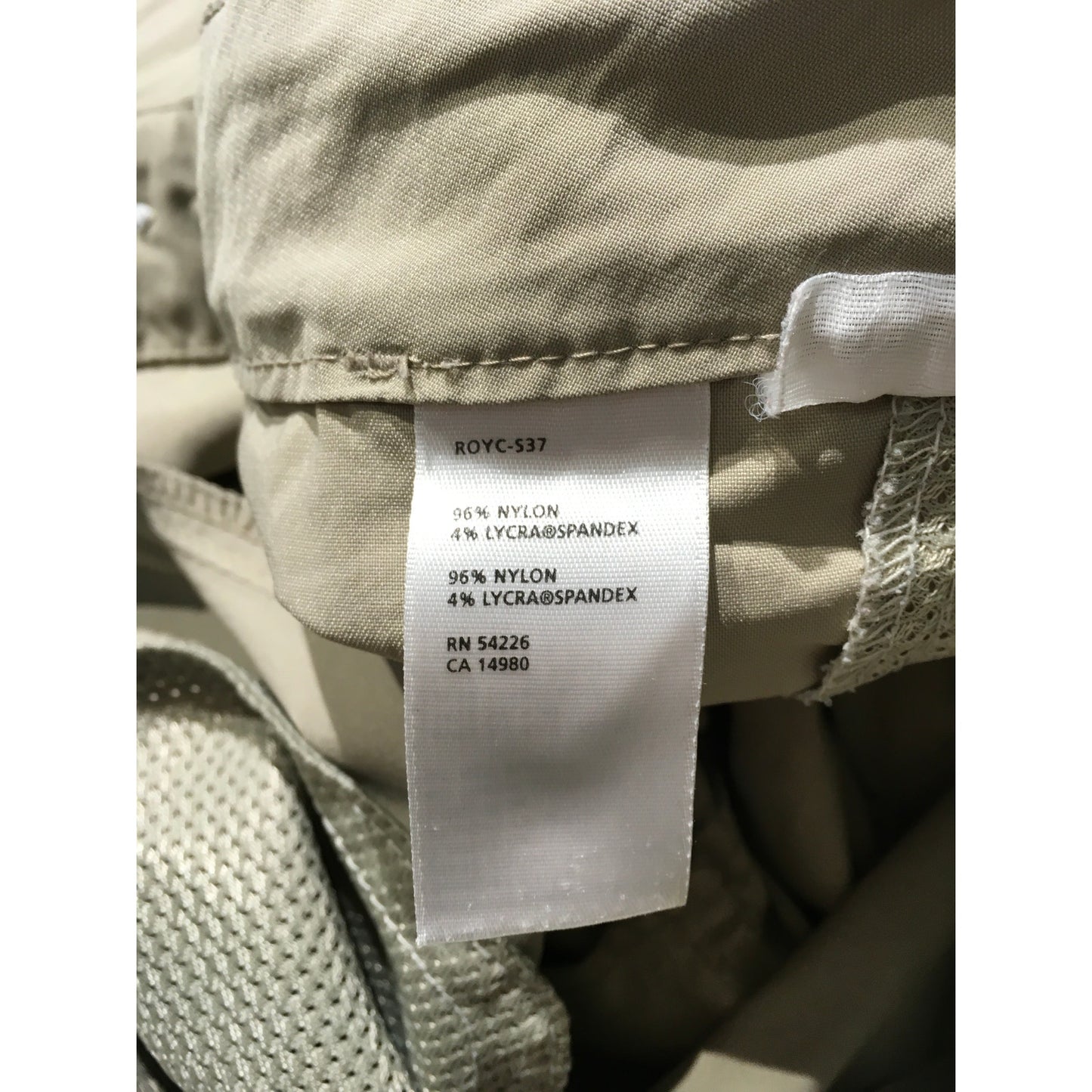 Royal Robbins Tan Outdoor Pants Size 10 Short- Athleisure, Outdoorsy, Functional