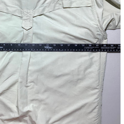 ExOfficio Off-White Vented Fishing Shirt Men’s M — Hiking, Travel, Outdoor