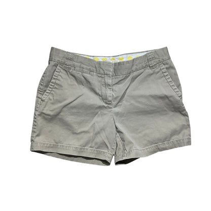 J.Crew Khaki City Fit Chino Shorts Women’s Size 6 — Classic, Casual, Summer