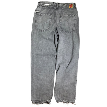 Empyre Light Gray Baggy Denim Jeans Mens Size 32 — Streetwear, Skater, Relaxed