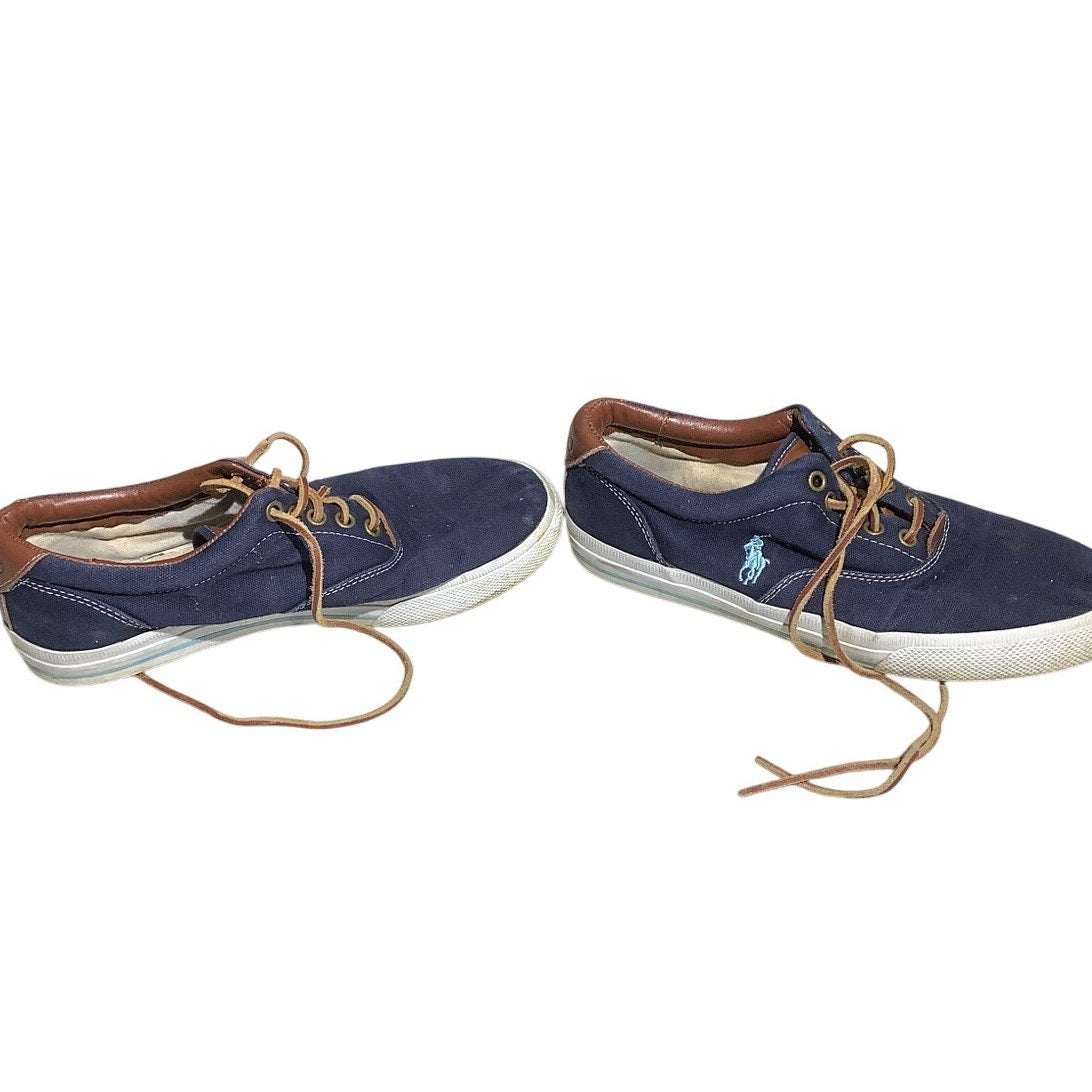 Polo Ralph Lauren Blue Canvas Sneakers Men’s 8D — Casual, Preppy, Everyday