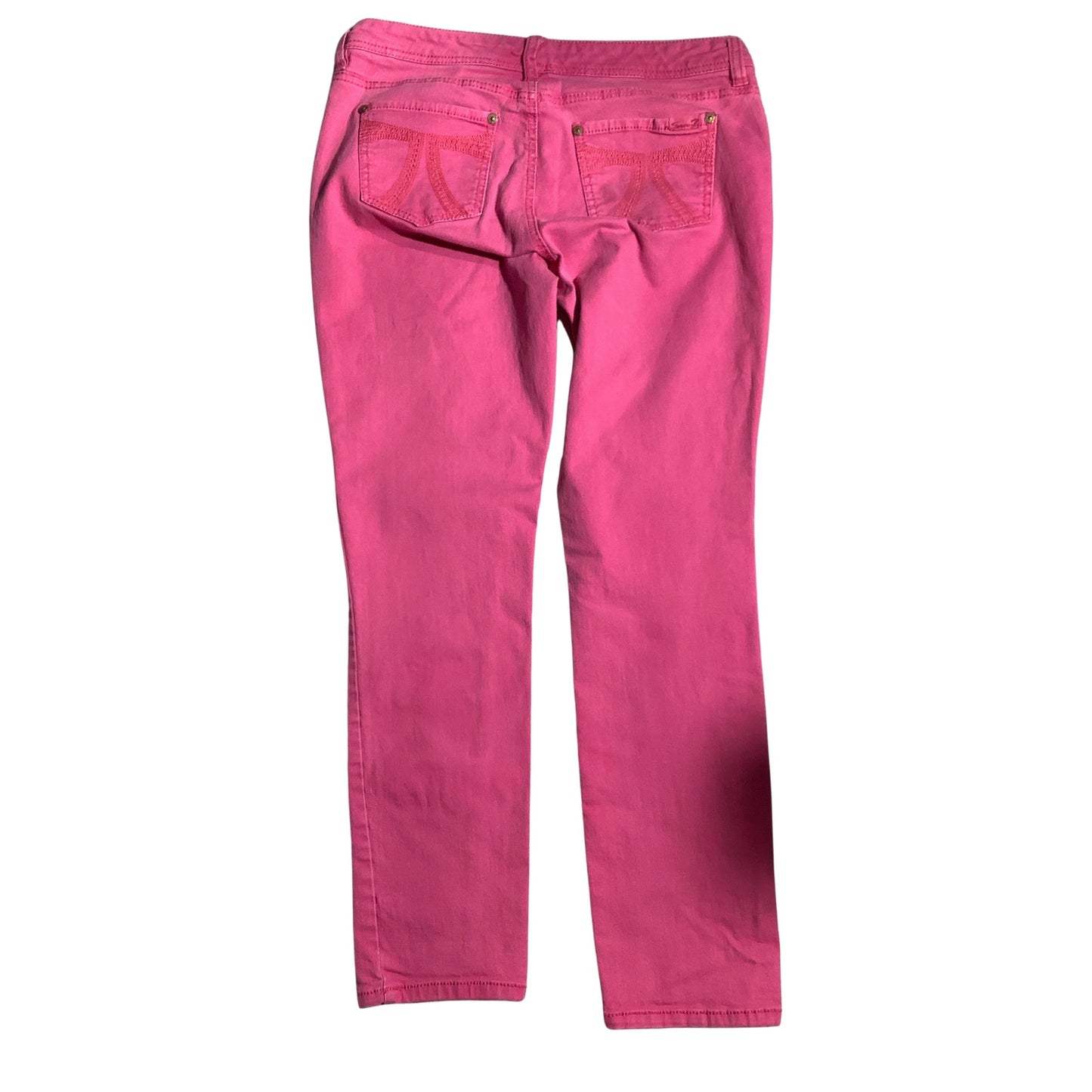 Seven7 Hot Pink Skinny Jeans Women’s Size 10 — Bold, Slim Fit, Stretch Denim