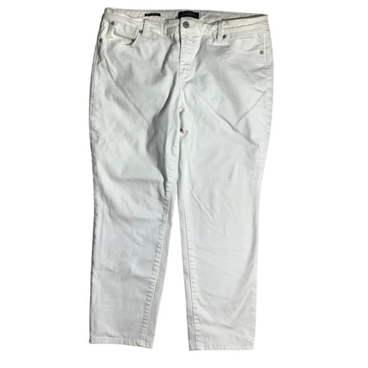 Talbots Off-White Slim Ankle Pants Women’s 16P — Preppy, Classic, Casual