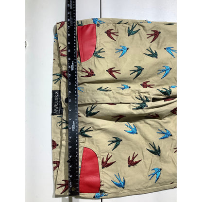 NV Euro Sparrow Bird Print Pants Men’s Size 40W 30L — Novelty, Casual, Statement