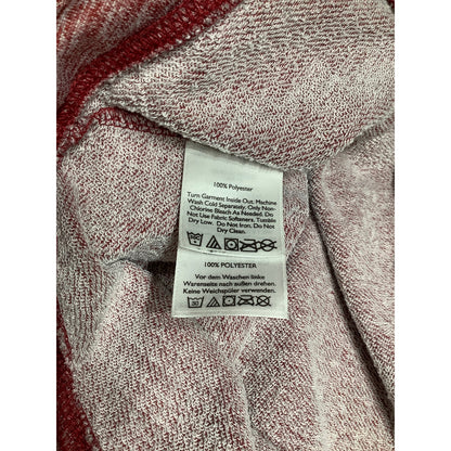 Eddie Bauer Women's Sweatshirt L Red Cowl Neck Loungewear Outdoor Athleisure