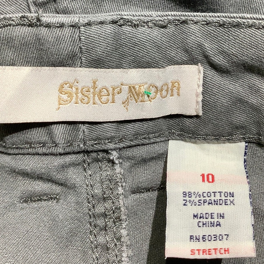 Sister Moon Gray Capri Pants Women’s Size 10 – Casual, Versatile, Effortless
