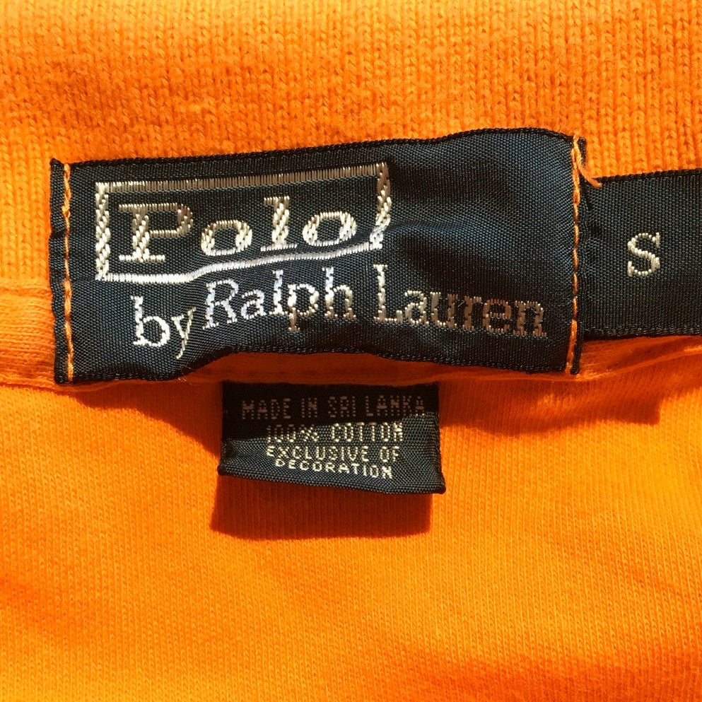 Polo Ralph Lauren Men's Orange Polo Shirt Size S - Classic, Preppy, Casual