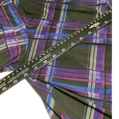 Danillo Boutique Purple Plaid A-Line Dress, Size 3X - Preppy, Retro, Comfortable