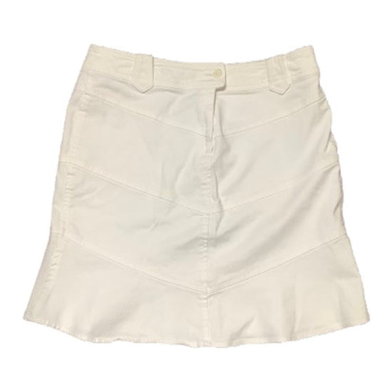 Ideology White A-Line Skirt, Above the Knee – Classic, Versatile, Minimalist