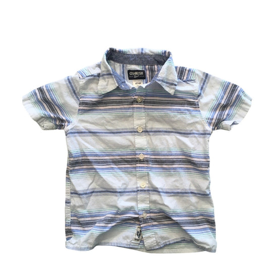 OshKosh Child 4T Collared Button-Up Shirt - Classic, Preppy, Casual