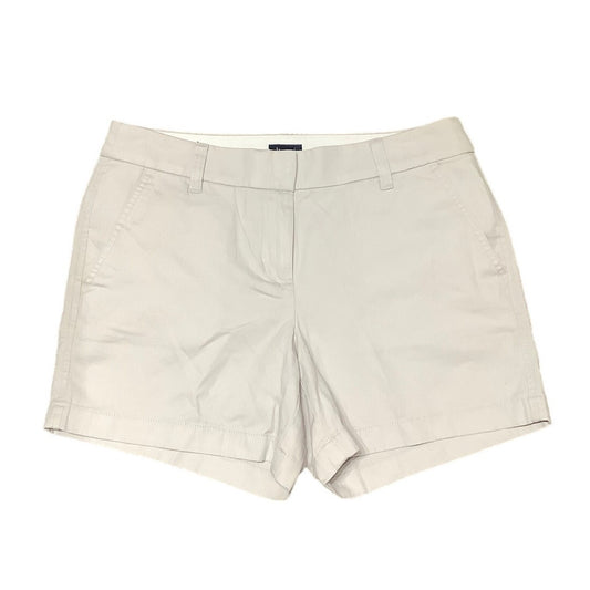 J.Crew Size 4 Grey Khaki Cotton Shorts - Minimalist, Preppy, Everyday Wear