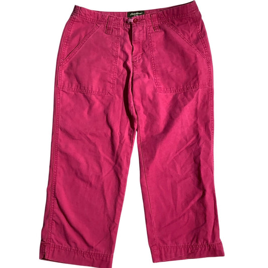 Eddie Bauer Capri Pants Women’s Size 4P – Hot Pink, Cotton, Casual