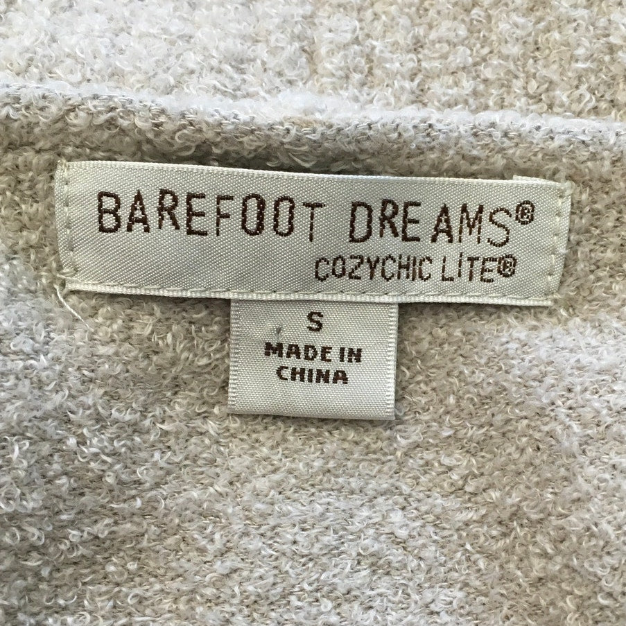 Barefoot Dreams Beige Open Front Cardigan Size S - Cozy, Minimalist, Lounge