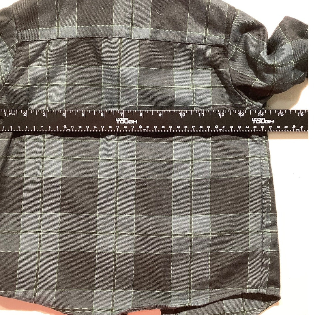 Dixxon Youth Division Plaid Flannel Shirt Child XS – Long Sleeve, Casual, Cotton
