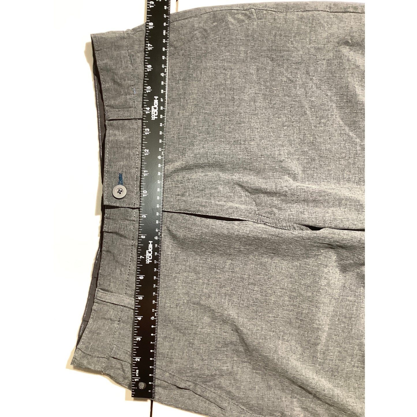 Tapa Threads Heather Gray Hybrid Chino Shorts Men’s 34 — Golf, Outdoor, Coastal
