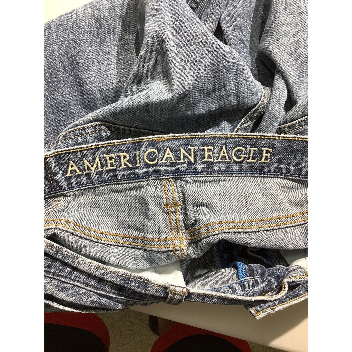 American Eagle Original Straight Jeans Men’s 30x30 – Classic, Light Wash, Cotton