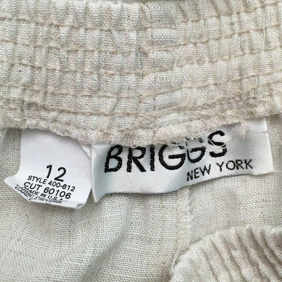 Briggs Linen Blend Work Dress Pants Size 12 – Minimalist, Classic, Versatile