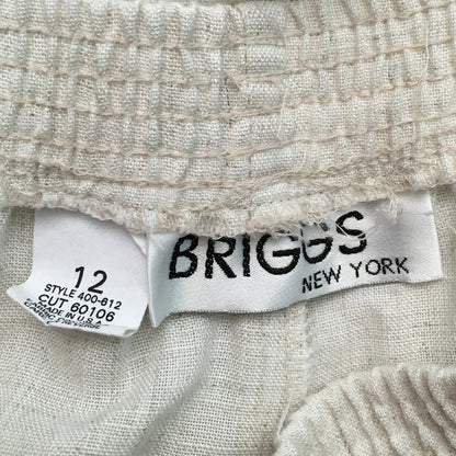 Briggs Linen Blend Work Dress Pants Size 12 – Minimalist, Classic, Versatile
