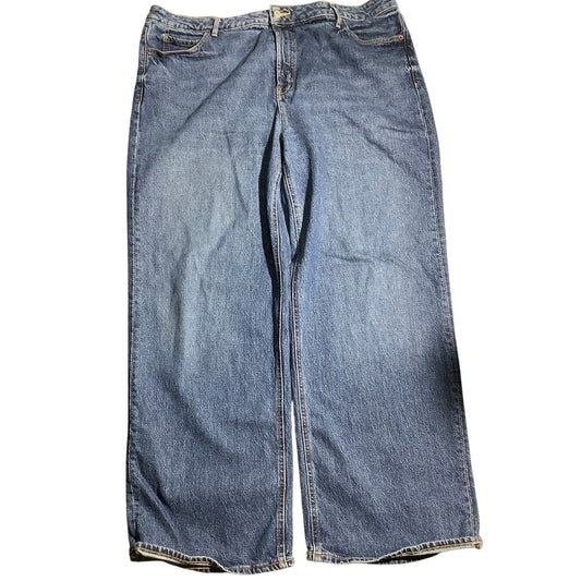 Old Navy Women’s Denim Blue Size 20 — Extra High-Rise, Sky-Hi, Wide Leg