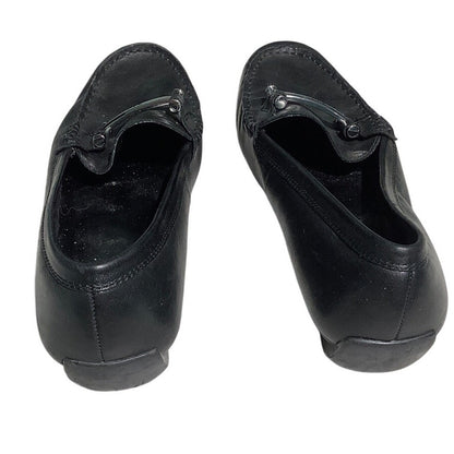 Ralph Lauren Christiana Black Leather Flats Women’s 10B – Dress, Classic, Comfy