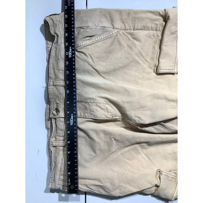 JACHS Khaki Cargo Pants Men’s 38x30 — Casual Utility, Pockets, Outdoor Wear