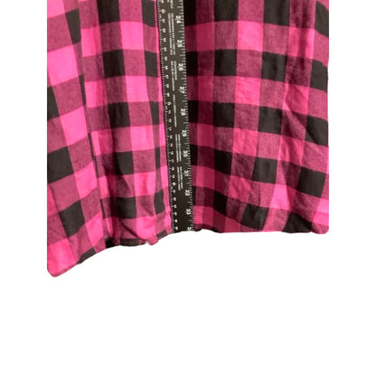 Catherines Ombre Plaid Shirt Women’s 5X – Bold, Button Front, Collared