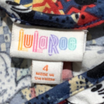 LuLaRoe Disney Mickey Mouse Dress Girls Size 4 — Cartoon, Casual, Cute