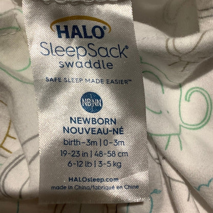 Halo Elephant Print Swaddle SleepSack Infant Newborn — Soft, Sleepwear, Baby