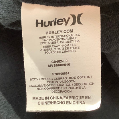 Hurley Long Sleeve Flannel Shirt Men’s Size Large — Plaid, Button Down, Casual
