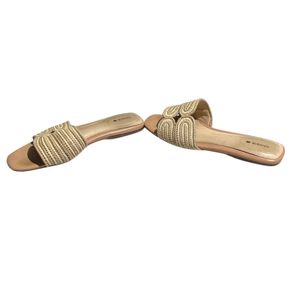 Birdies Sand Raffia Slide Sandals Women’s 8 — Woven, Casual, Summer