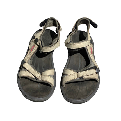 Teva Waterproof Nubuck Leather Sandals Women 5 — Outdoor, Hiking, Adjustable