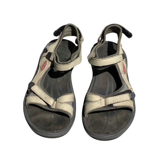 Teva Waterproof Nubuck Leather Sandals Women 5 — Outdoor, Hiking, Adjustable